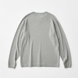 Wool Sense メンズ ラウンドネック長袖トップ_39826_fw24