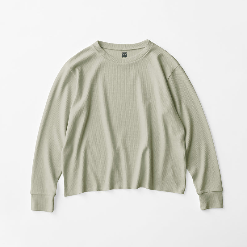 Milk Cotton レディース R-ネック LS Tシャツ_70175_fw24