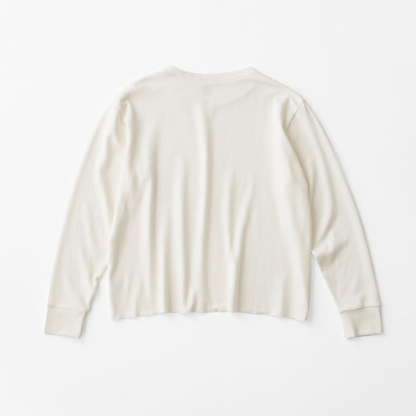 Milk Cotton レディース R-ネック LS Tシャツ_70175_fw24