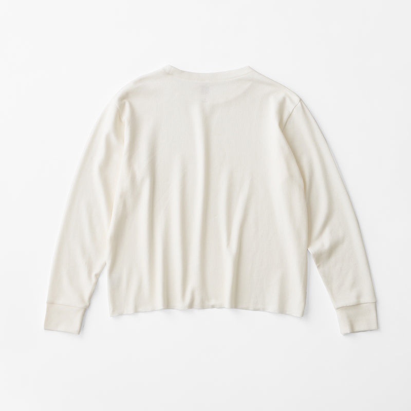 Milk Cotton レディース R-ネック LS Tシャツ_70175_fw24