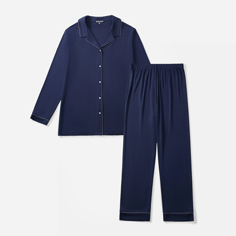 Silktouch*2 長袖パジャマセット_70191/80047_fw25