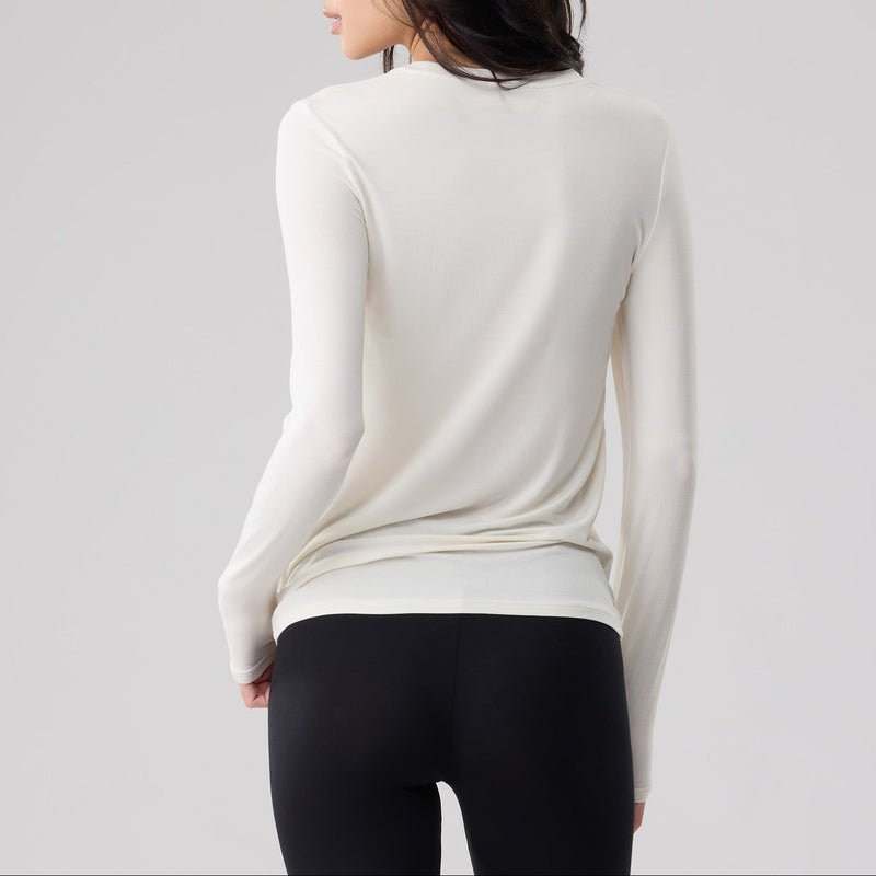 Silktouch 長袖リラックストップス_70185_fw25