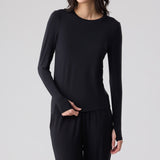 Silktouch 長袖リラックストップス_70185_fw25
