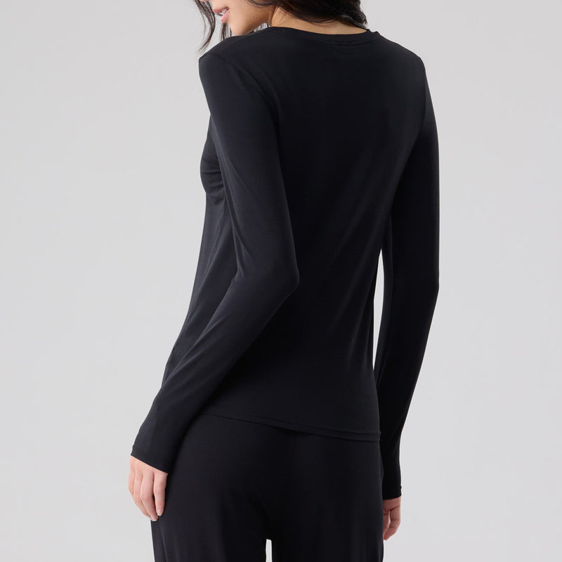 Silktouch 長袖リラックストップス_70185_fw25