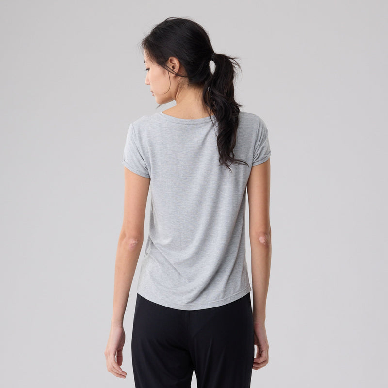 Silktouch NOS Rネック 半袖 Tシャツ_79886