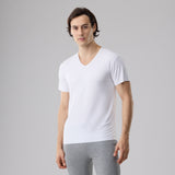 Freeform モダール Vネック半袖Tシャツ_39517