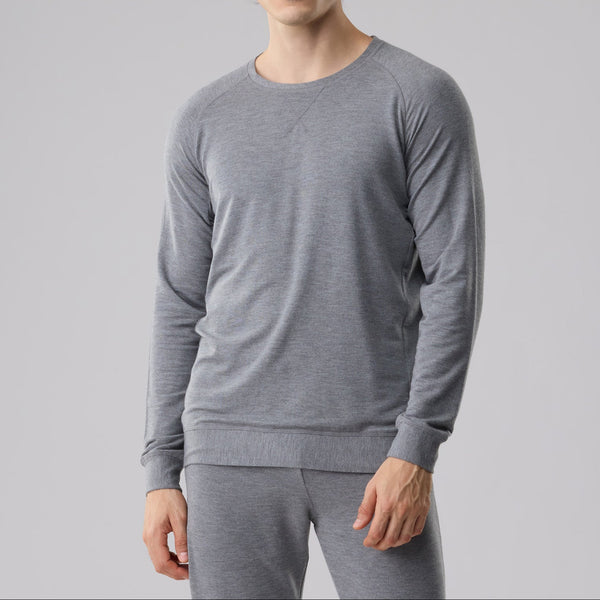 Eco Color メンズ・Rネック 長袖 Tシャツ 39851 FW25