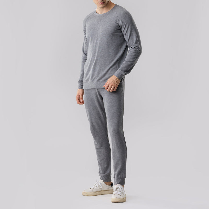 Eco Color メンズ・Rネック 長袖 Tシャツ 39851 FW25