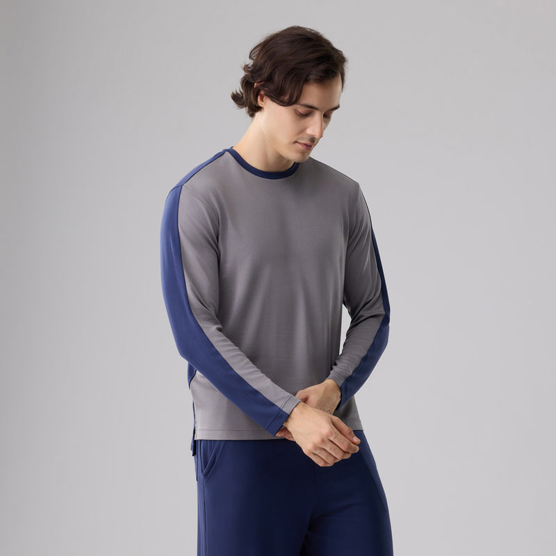 Silktouch*2 Rネック 長袖 トップ_39849_fw25