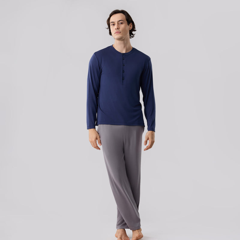 Silktouch*2 Rネック 長袖 トップ_39850_fw25