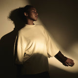 Loft モックネック七分袖トップ_70190_fw25