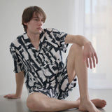 Silktouch メンズ・Rネック 半袖シャツ_39874_ss26