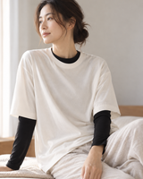 Silktouch*2 Rネック 半袖トップ_39880_fw26