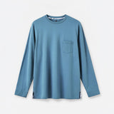 Silktouch メンズ R-ネック 長袖 Tシャツ_39562_fw26