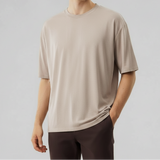 Silktouch メンズ・Rネック 半袖 Tシャツ_39873_ss26