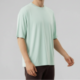 Silktouch メンズ・Rネック 半袖 Tシャツ_39873_ss26