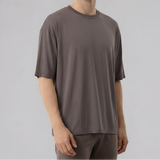 Silktouch メンズ・Rネック 半袖 Tシャツ_39873_ss26