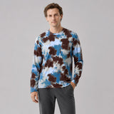 Silktouch メンズ R-ネック 長袖 Tシャツ_39879_fw26