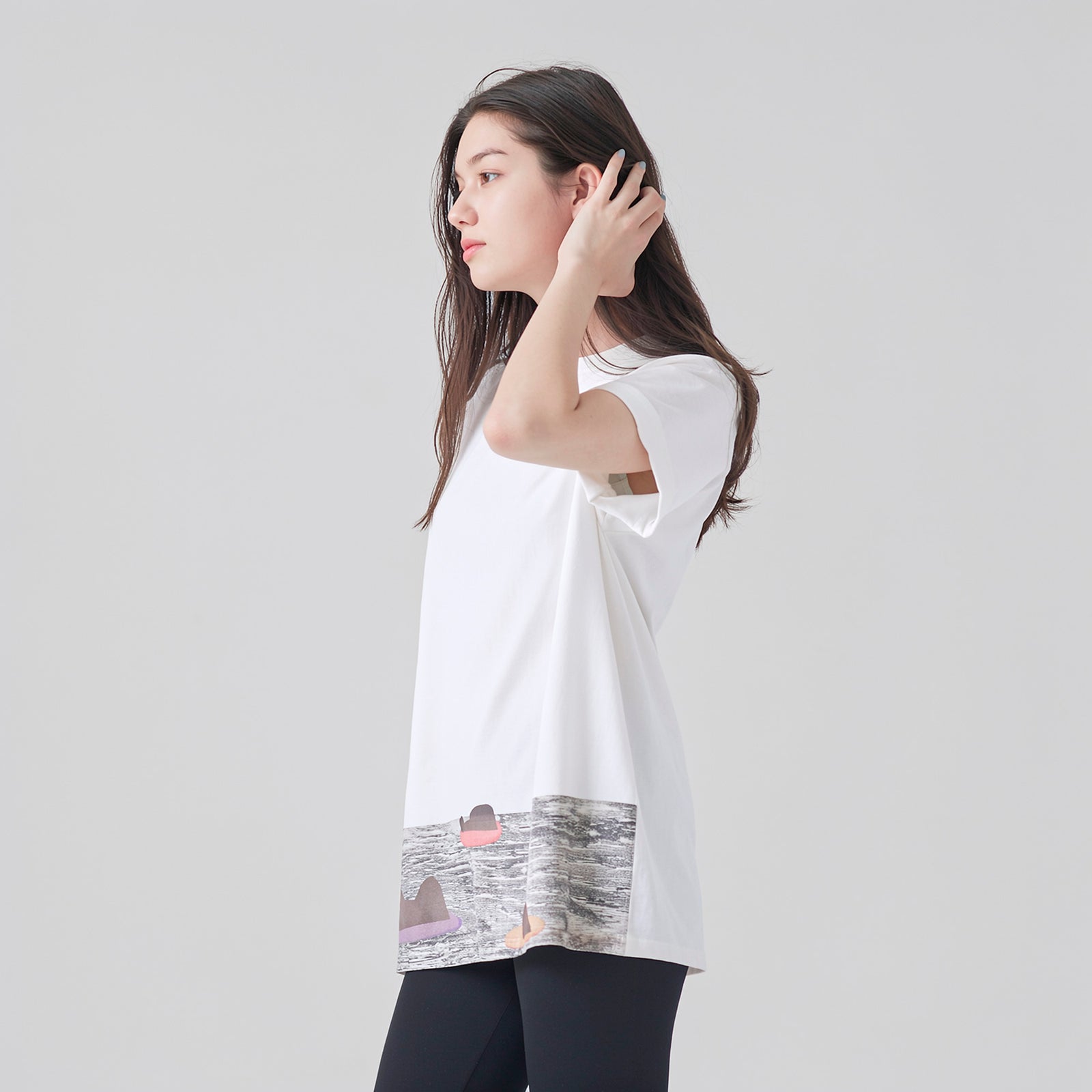 Cool Cotton Rネック 半袖 Tシャツ(リラックス フィット)_39884_ss26
