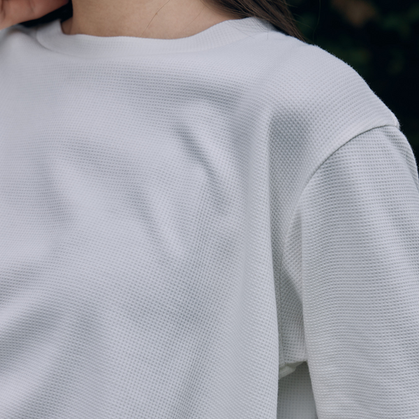 Milk Cotton レディース R-ネック LS Tシャツ_70175_fw24