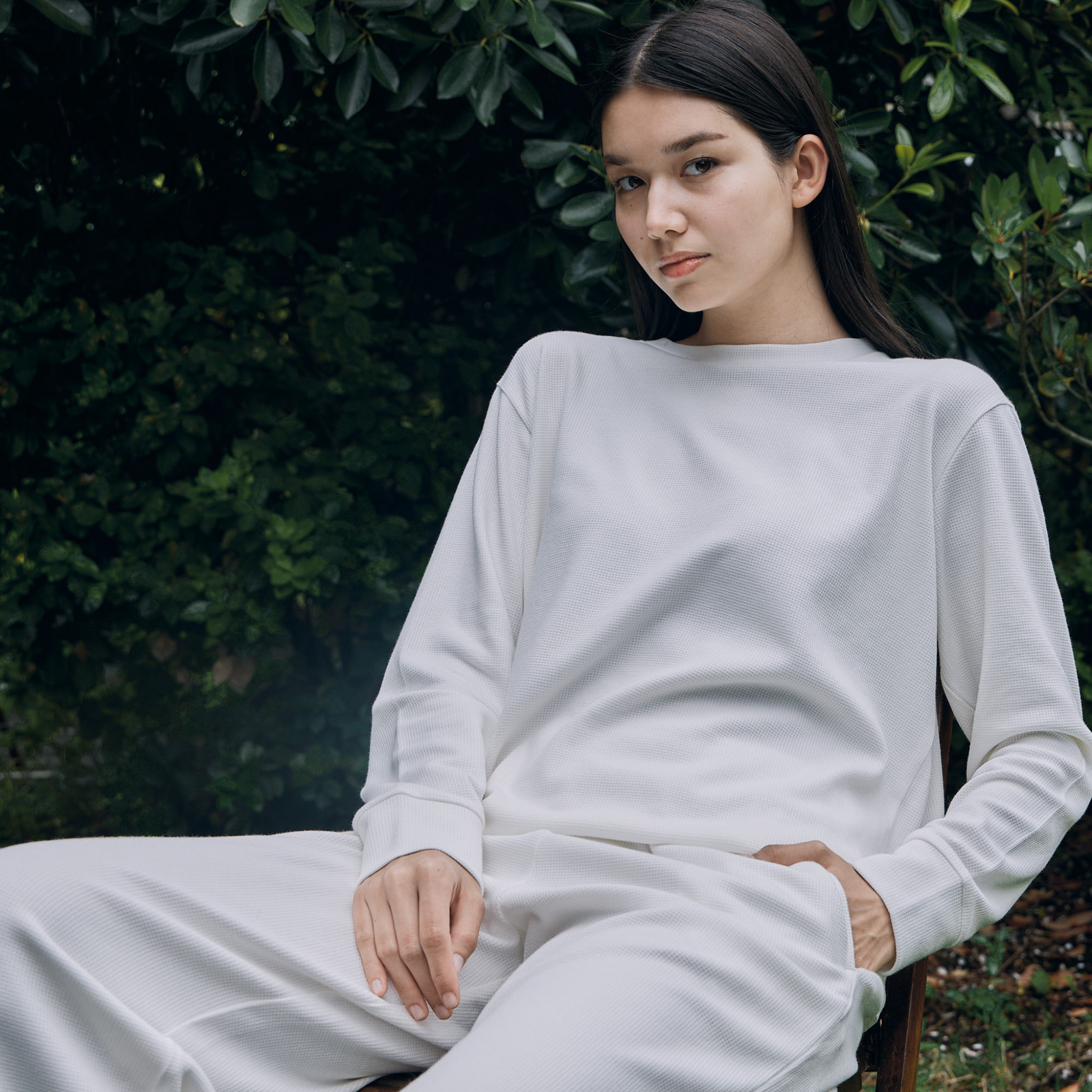 Milk Cotton レディース R-ネック LS Tシャツ_70175_fw24 | Tani