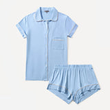 Silktouch Short Sleeve and Shorts Pajama Set_79882/69181_ss25