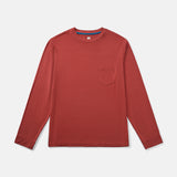 Silktouch メンズ R-ネック 長袖 Tシャツ_39562_fw25