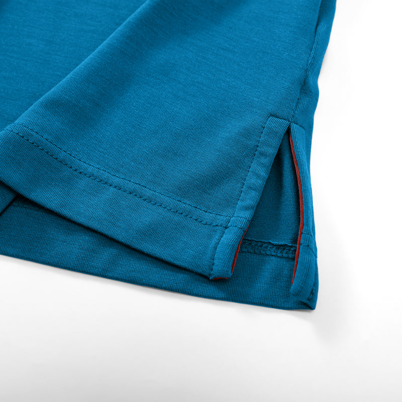 Silktouch メンズ R-ネック 長袖 Tシャツ_39562_fw25