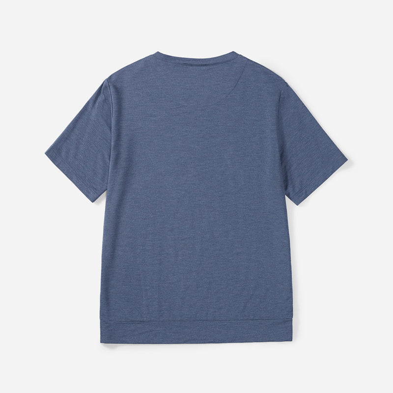 Eco Color メンズ・Rネック 半袖 Tシャツ 39845 SS25