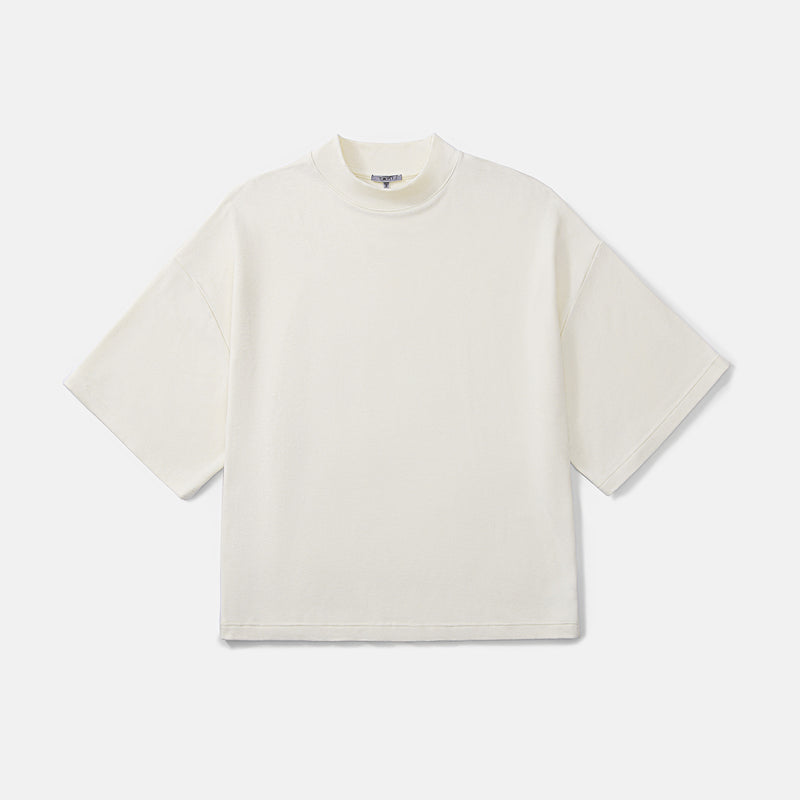 Loft モックネック七分袖トップ_70190_fw25