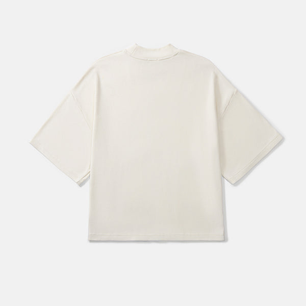 Loft モックネック七分袖トップ_70190_fw25