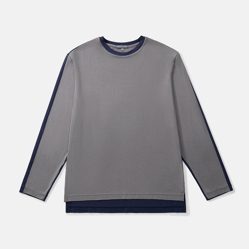 Silktouch*2 Rネック 長袖 トップ_39849_fw25