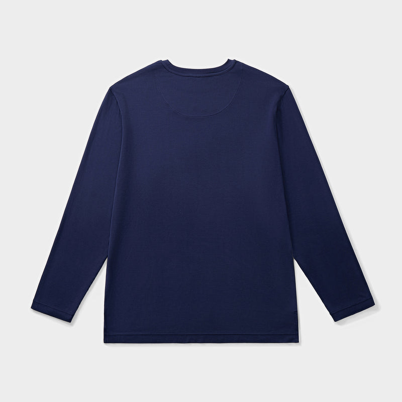 Silktouch*2 Rネック 長袖 トップ_39849_fw25