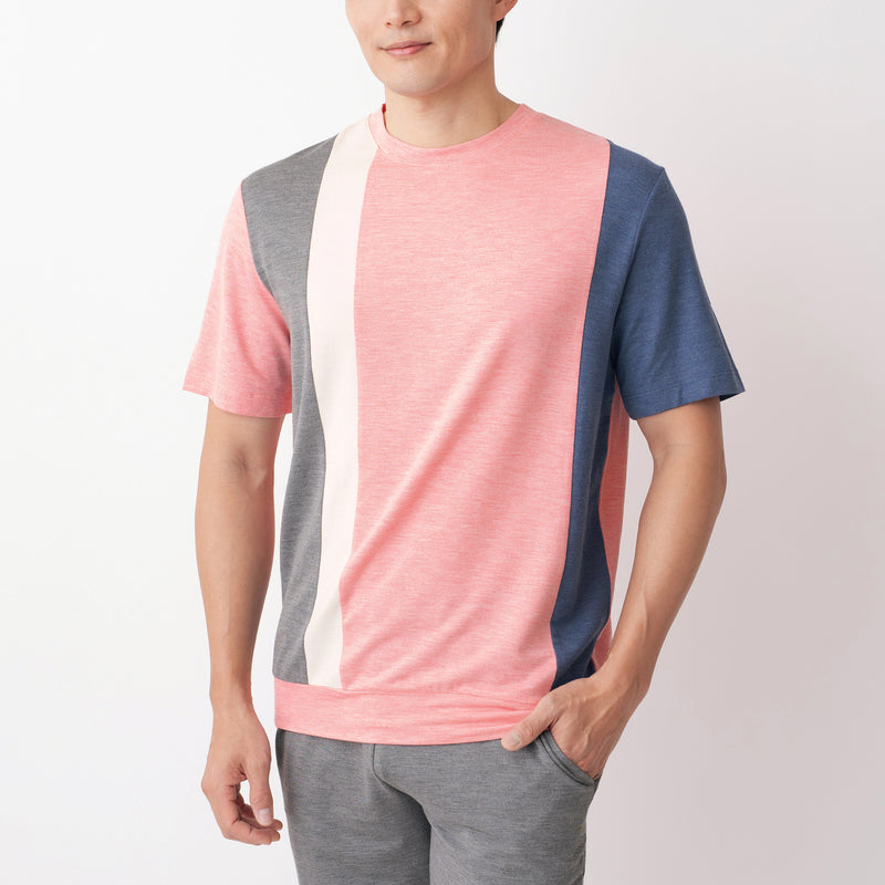 Eco Color メンズ・Rネック 半袖 Tシャツ 39846 SS25