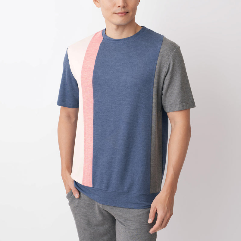 Eco Color メンズ・Rネック 半袖 Tシャツ 39846 SS25