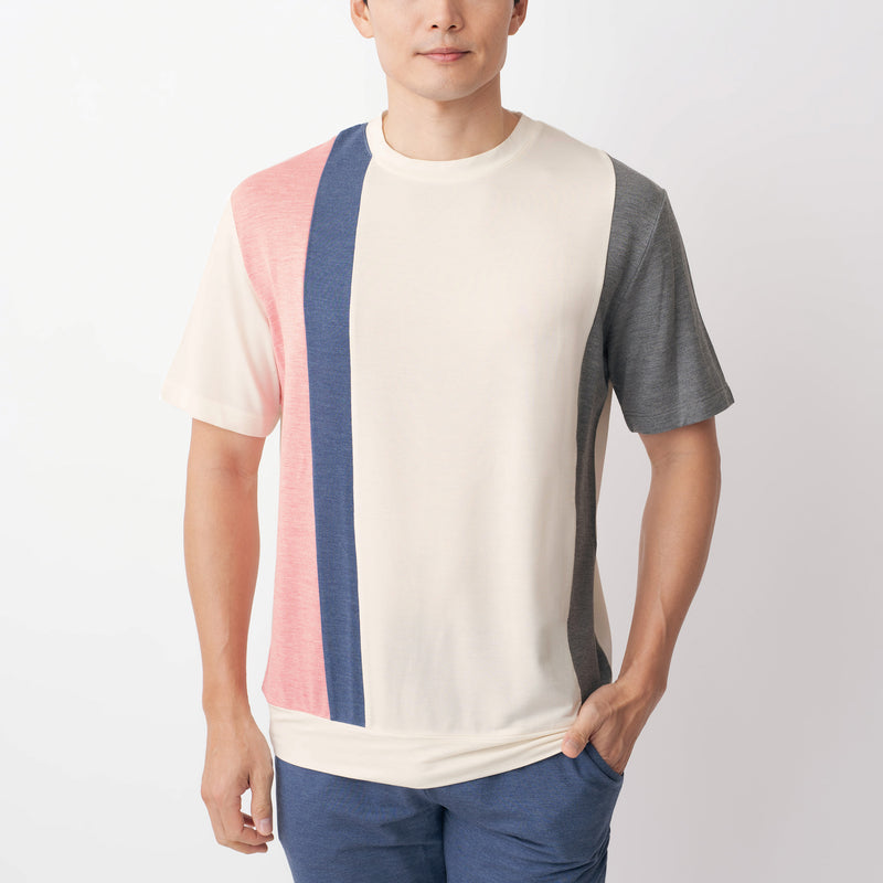 Eco Color メンズ・Rネック 半袖 Tシャツ 39846 SS25