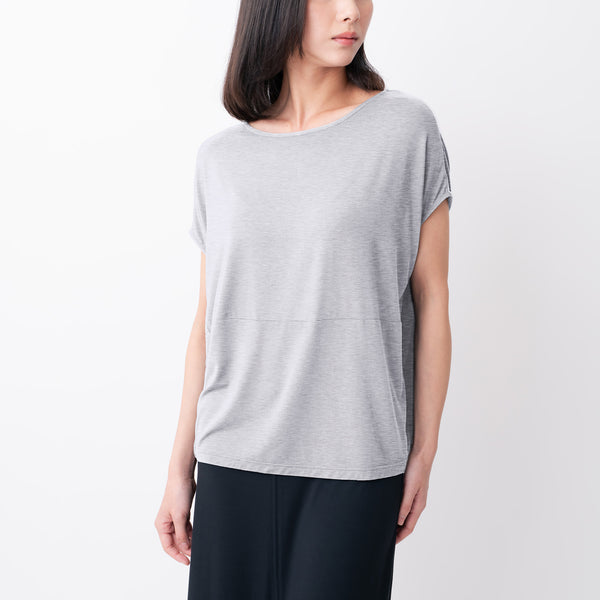 Silktouch Rネック 半袖 Tシャツ_70181_ss25