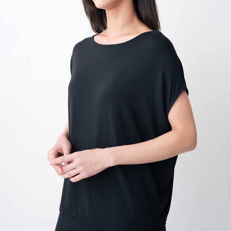 Silktouch Rネック 半袖 Tシャツ_70181_ss25