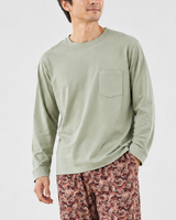 Silktouch メンズ R-ネック 長袖 Tシャツ_39562_fw26