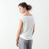 Freeform モダール ボートネックTシャツ_79842
