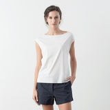 Freeform モダール ボートネックTシャツ_79842