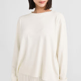 Milk Cotton レディース R-ネック LS Tシャツ_70175_fw24