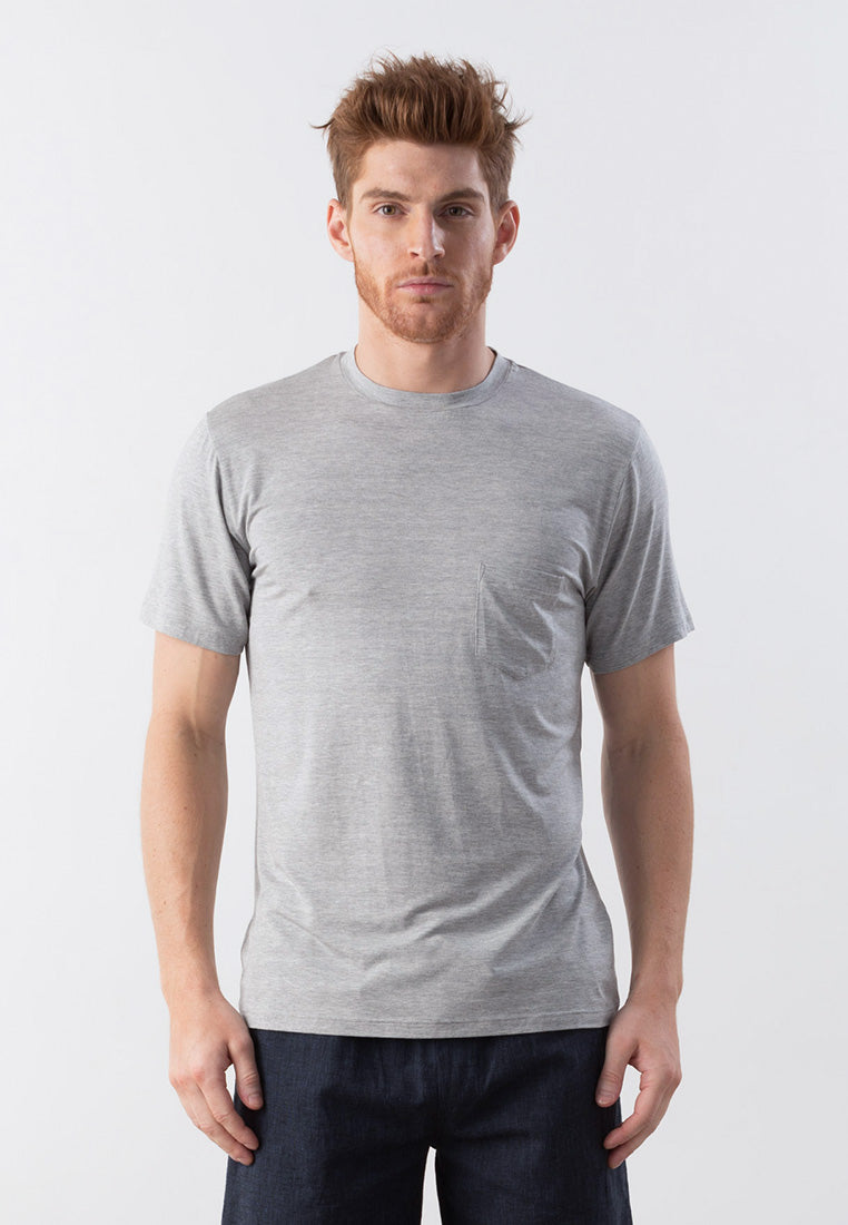 Silktouch NOS R-ネック 半袖 Tシャツ_39561 | Tani | とろけるような 