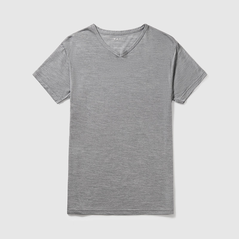 All-Season Merino Vネック 半袖 Tシャツ_39661